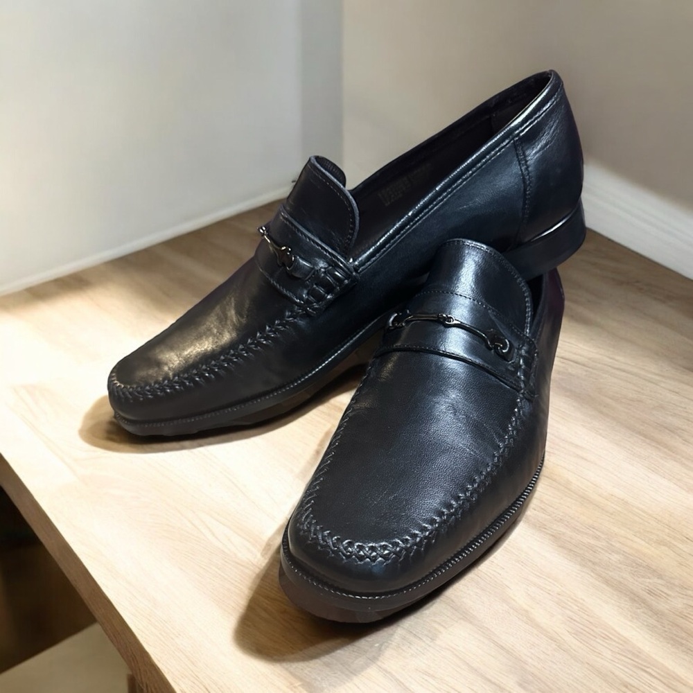 Bruno Magli black loafers